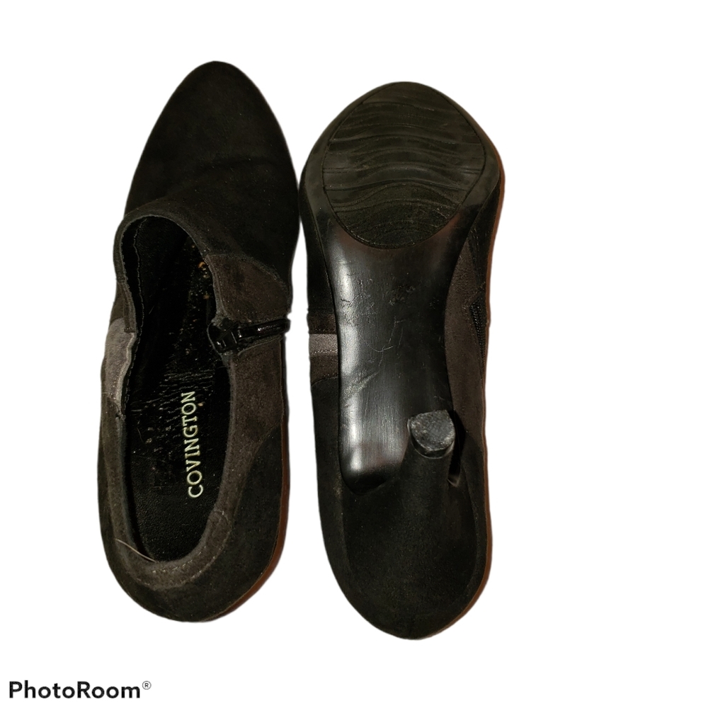Covington swede low black Boots - Picture 3 of 9